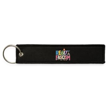 Resist Fascism, 67 Memes resist - Jet Tag Keychain - black - Front
