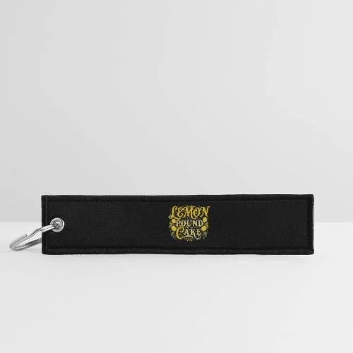 Lemon Pound Cake Vintage Flourish - Jet Tag Keychain