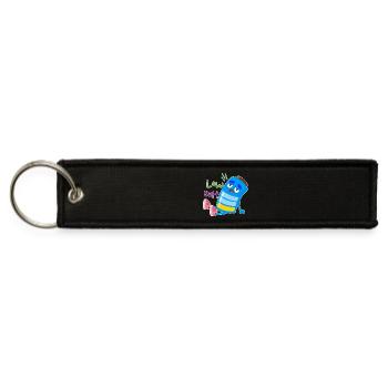 Low Battery Buddy - Jet Tag Keychain - black - Front