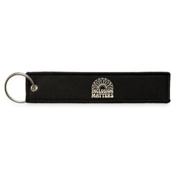 Unity Day Choose Inclusion Matters - Jet Tag Keychain - black - Front