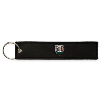 Camagüey Cuba city vacation design - Jet Tag Keychain - black - Front
