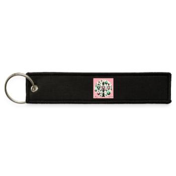 Pastel Nutcracker Holiday Medley - Jet Tag Keychain - black - Front