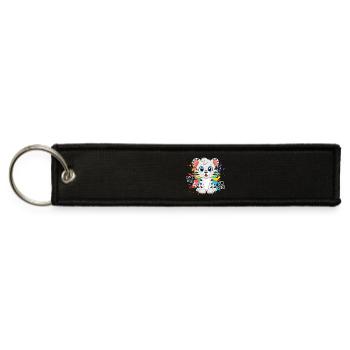 You Bet Tiger I'm Cute - Jet Tag Keychain - black - Front