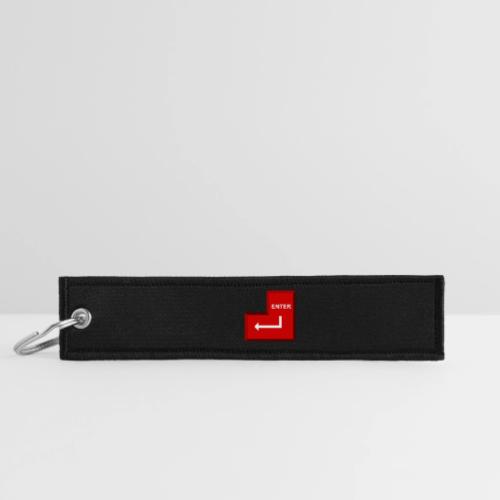 Just Press Enter - Jet Tag Keychain