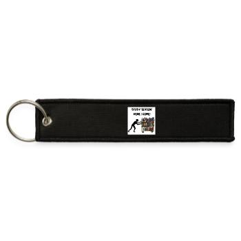 Bake to school motivation tee - Jet Tag Keychain - black - Front