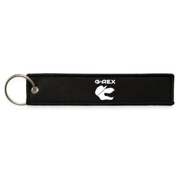 G-REX Hip Hop - Jet Tag Keychain - black - Front
