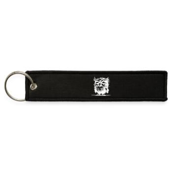 Owl I'm Not Grumpy, Just Sleepy - Jet Tag Keychain - black - Front