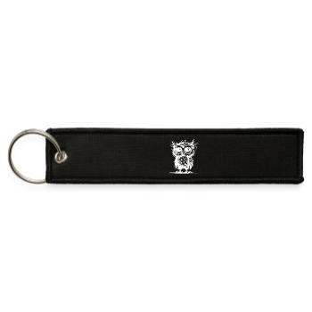 Tired Owls Guardians Of The Forest - Jet Tag Keychain - black - Front