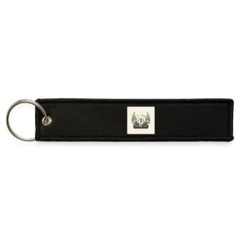 Grow Through What You Go Through - Jet Tag Keychain - black - Front