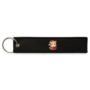box kitty - Jet Tag Keychain - black - Front