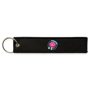 Pawpsicle Paw Pop Art - Jet Tag Keychain - black - Front