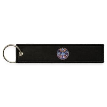 Soul Ascension and Sacred Eye - Jet Tag Keychain - black - Front