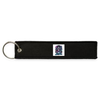 Eat Sleep Game Repeat Gamer Skull Esports Streetwe - Jet Tag Keychain - black - Front