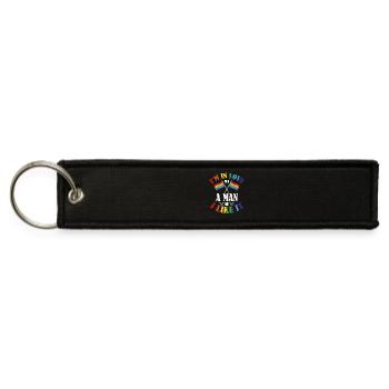 Not allowed in Nice Class: 42, 25, 21, 18; US - Jet Tag Keychain - black - Front