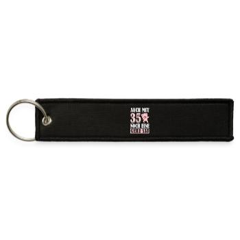 Auch Mit 35 Noch Eine Geile Sau Schwein 35th - Jet Tag Keychain - black - Front