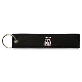 Auch Mit 51 Noch Eine Geile Sau Schwein 51st - Jet Tag Keychain - black - Front