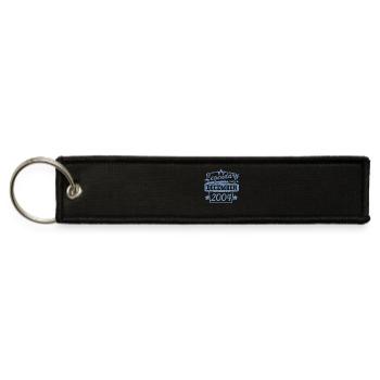 Legendary since December 2004 Retro Sayings - Jet Tag Keychain - black - Front