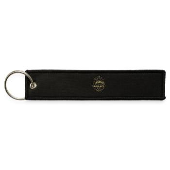 60th Birthday Gifts February 1963 Vintage Sayings - Jet Tag Keychain - black - Front