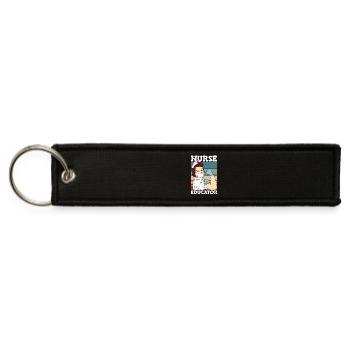 Nurse Educator Nursing Teacher National Nurses Day - Jet Tag Keychain - black - Front