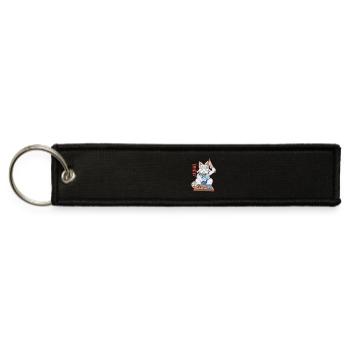 Maneki Neko Sushi Bar - Jet Tag Keychain - black - Front