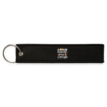 Cookie Baking Team Captain - Jet Tag Keychain - black - Front