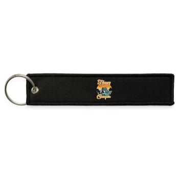Happy Camper Camping - Jet Tag Keychain - black - Front