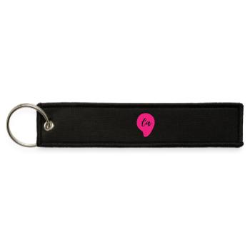 Comma + La Kamala Harris VP 2020 Election - Jet Tag Keychain - black - Front