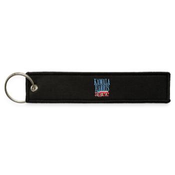 Kamala Harris Supporter Logo Tee - Jet Tag Keychain - black - Front