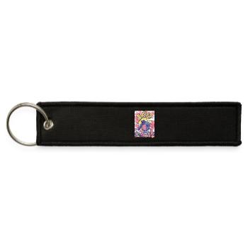 Kaiju Gorilla – Neon City Rampage - Jet Tag Keychain - black - Front