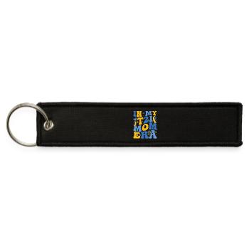 In My T21 Mom Era - Jet Tag Keychain - black - Front