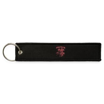 Cowgirl Wrangler - Jet Tag Keychain - black - Front