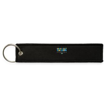 Down Right Amazing – Awareness & Inclusion - Jet Tag Keychain - black - Front