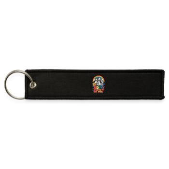 I'm Just Here Make Bigots Upset LGBTQ Gay Pride - Jet Tag Keychain - black - Front
