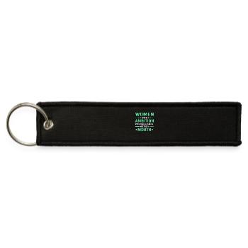 Women Entrepreneur Small Business Owner - Jet Tag Keychain - black - Front