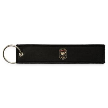 Garlic Grower Homesteader Garden Harvest Pride CSA - Jet Tag Keychain - black - Front