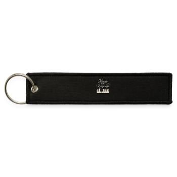 Classical Pianist Piano Life Music Recital Gift - Jet Tag Keychain - black - Front