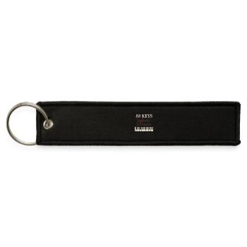 Classical Pianist Piano Life Music Recital Gift - Jet Tag Keychain - black - Front