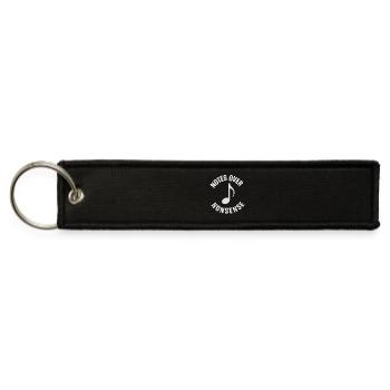 Classical Pianist Piano Life Music Recital Gift - Jet Tag Keychain - black - Front
