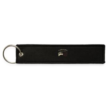 Classical Pianist Piano Life Music Recital Gift - Jet Tag Keychain - black - Front