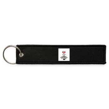 Love Plant - Jet Tag Keychain - black - Front