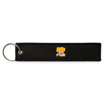 CPR Instructor Paramedic Push It Till It Clicks - Jet Tag Keychain - black - Front