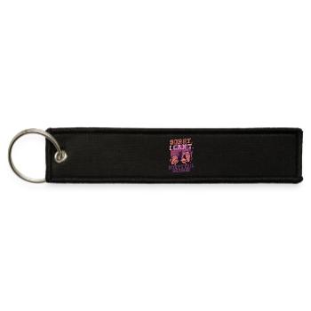 Squirrel Hunter Tree Rat Bushy Tail Season - Jet Tag Keychain - black - Front