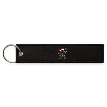 Most Likely to Be Santa's Favorite - Jet Tag Keychain - black - Front