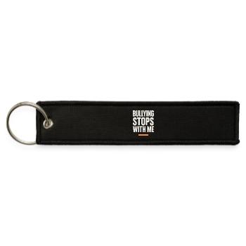 Anti Bullying Kindness Stand Up Speak - Jet Tag Keychain - black - Front