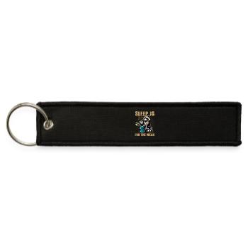 Sleep Is For The Weak Unwearable Bootleg - Jet Tag Keychain - black - Front