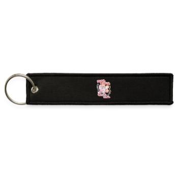 Medication Aide Pills Skills & Good Will - Jet Tag Keychain - black - Front