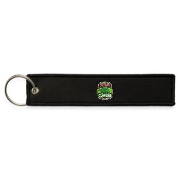 Cutest Clovers in Patch St Patrick Day Teacher - Jet Tag Keychain - black - Front