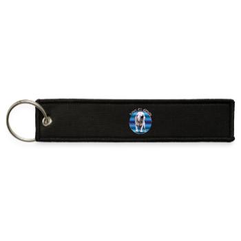 Lion of Judah Emblem - Jet Tag Keychain - black - Front