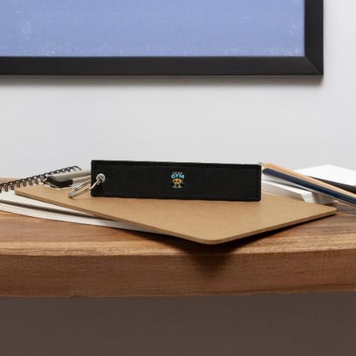 Chibi Dog Gym Workout - Jet Tag Keychain