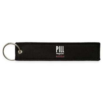 Pill Magician Pharmacist Pharmacy Technician - Jet Tag Keychain - black - Front
